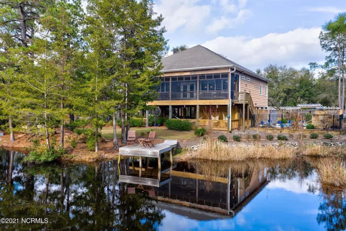 Heated Private Pool, Pond Views, Fishing, Mins To Carolina Beach ウィルミントン エクステリア 写真