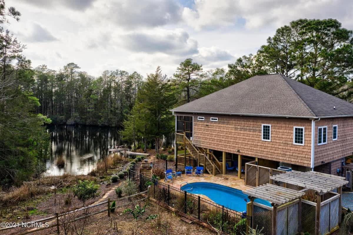 Heated Private Pool, Pond Views, Fishing, Mins To Carolina Beach ウィルミントン エクステリア 写真